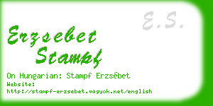 erzsebet stampf business card